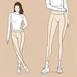 beige leggings image